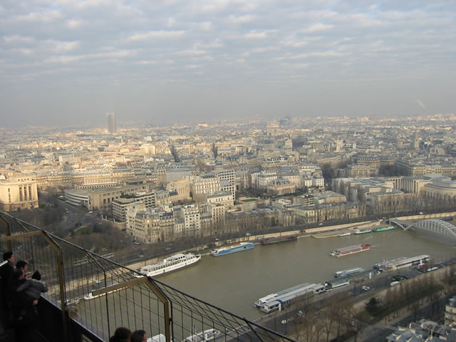 Une vue depuis la tour Effeil